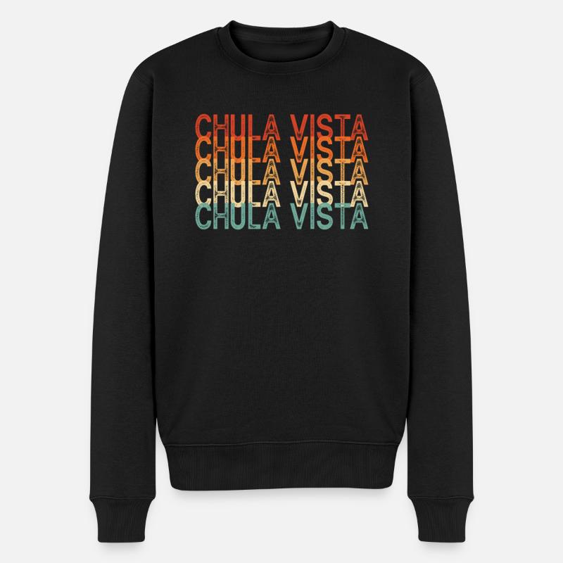 Chula Vista Californie - Pull Premium bio Homme - noir