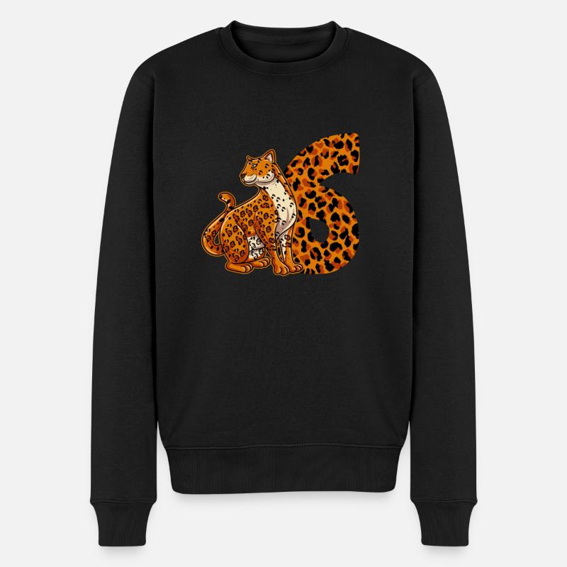 6 ans garçon anniversaire Jaguar - Pull Premium bio Homme - noir