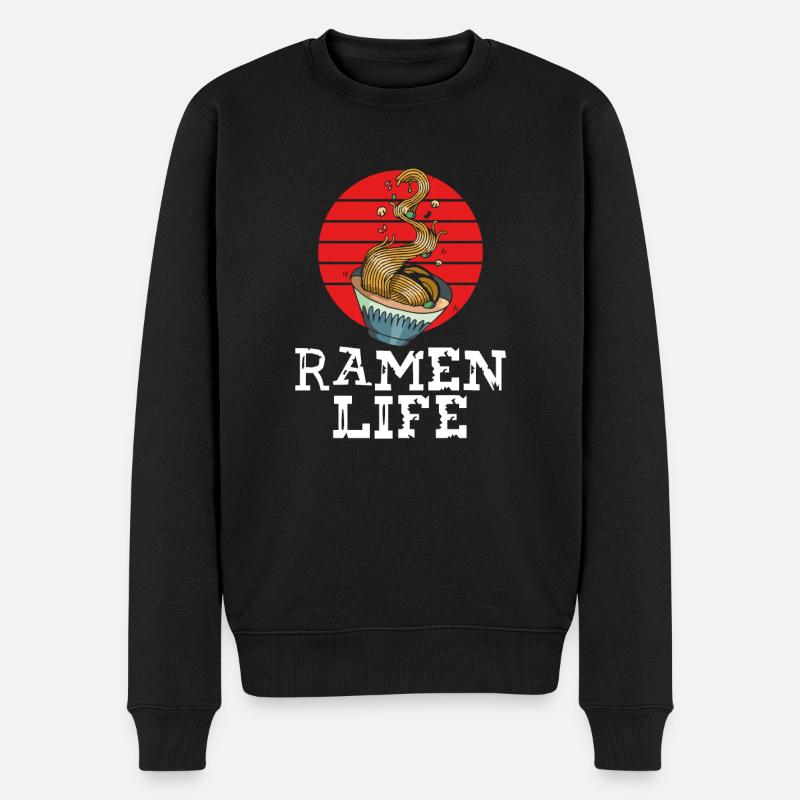 Ramen Vie - Pull Premium bio Homme - noir