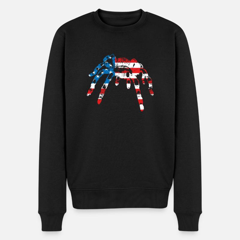 Tarentule Usa Amérique - Pull Premium bio Homme - noir