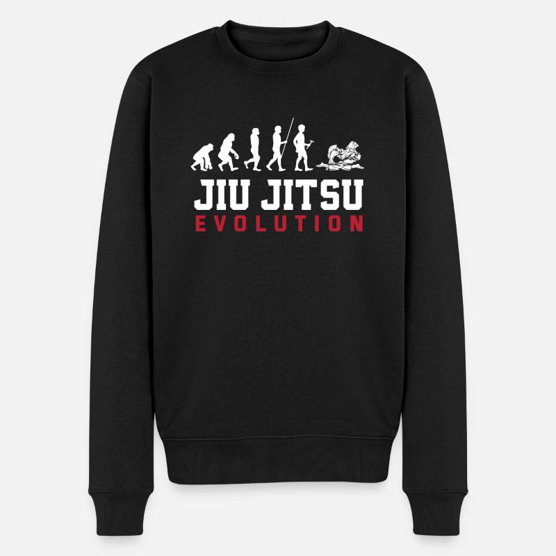 Jiu Jitsu Jiu Jitsu Jiu Jitsu - Pull Premium bio Homme - noir