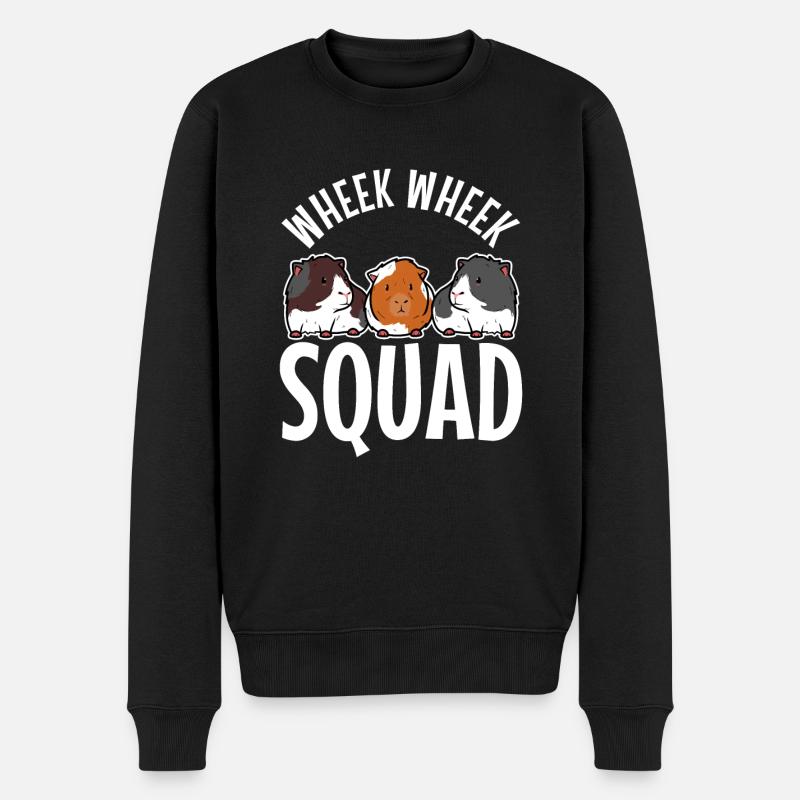 Escouade Wheek - Pull Premium bio Homme - noir