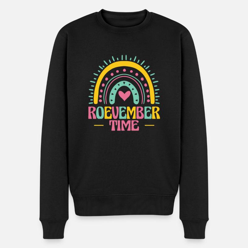 Roevember Time Shirt Cadeau - Pull Premium bio Homme - noir