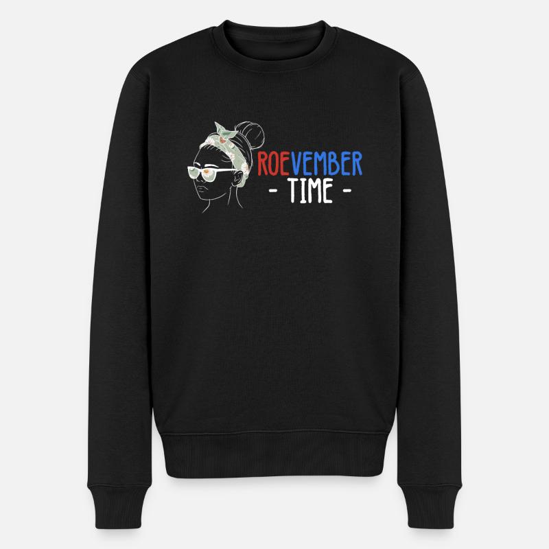 Roevember Time Shirt Cadeau - Pull Premium bio Homme - noir