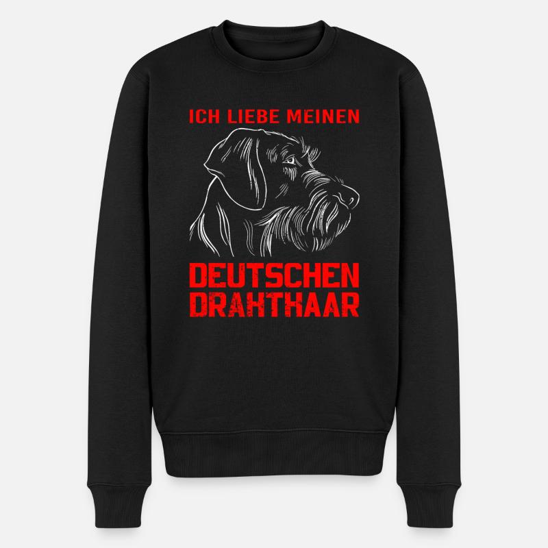 Hund Hundebesitzer - Männer Premium Bio Pullover - Schwarz