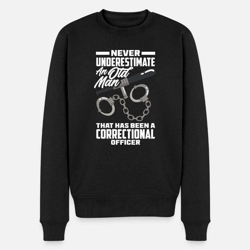 Gardiens de prison Agents pénitentiaires - Pull Premium bio Homme - noir