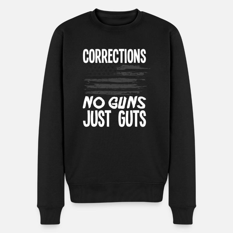 Gardiens de prison Agents pénitentiaires - Pull Premium bio Homme - noir