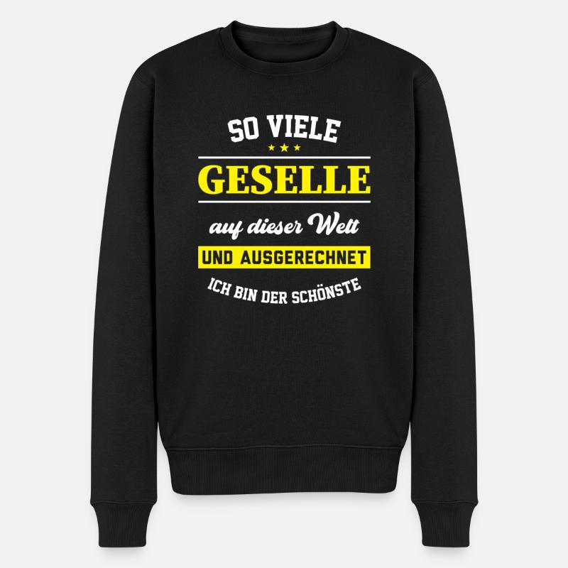 Geselle 2023 Geselle Geselle bestanden Geschenk - Männer Premium Bio Pullover - Schwarz