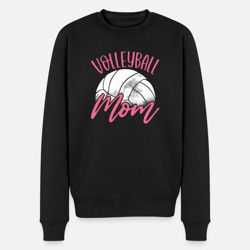 Maman volley-ball - Pull Premium bio Homme - noir