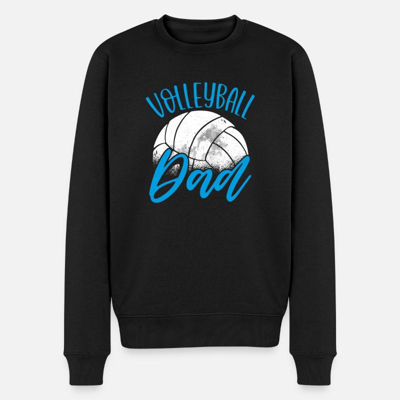 Père du volleyball - Pull Premium bio Homme - noir