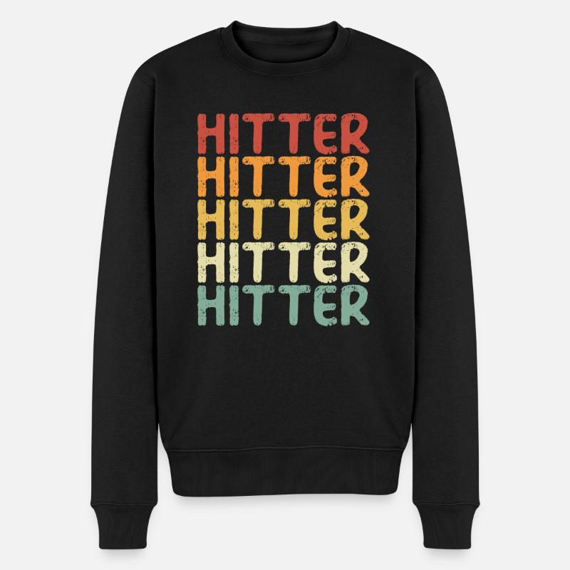 Volleyball Hit Rétro - Pull Premium bio Homme - noir