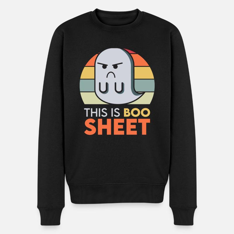 C’est Boo Sheet - Pull Premium bio Homme - noir