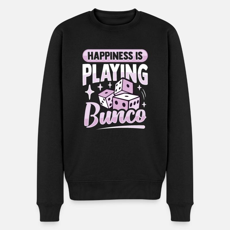 Bunco - Männer Premium Bio Pullover - Schwarz
