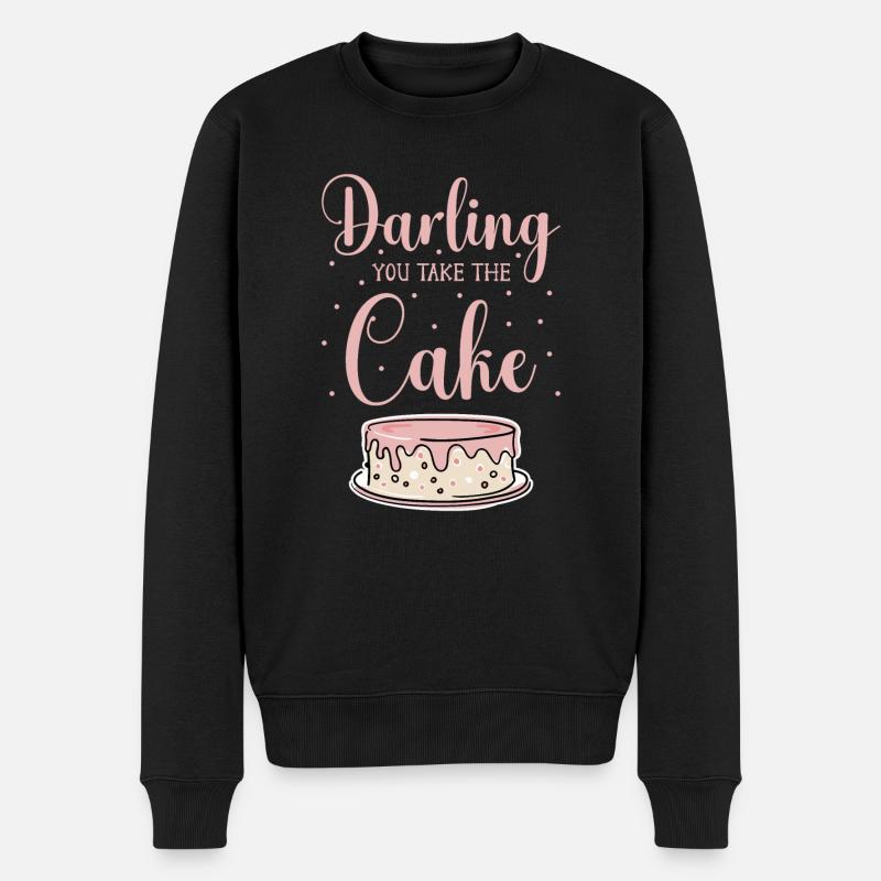Cuisson gâteau Boulanger Confiseur - Pull Premium bio Homme - noir