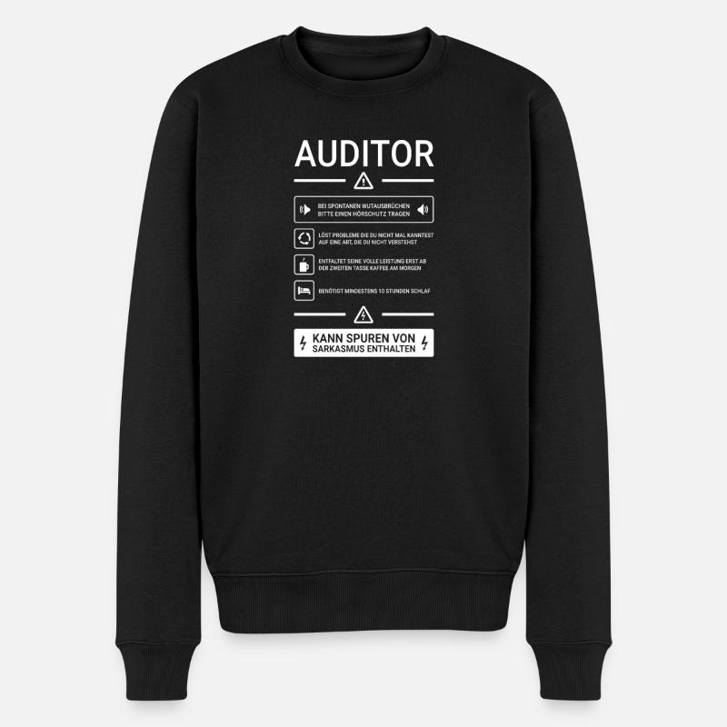 Auditor I Audit Motiv für internen oder externen - Männer Premium Bio Pullover - Schwarz