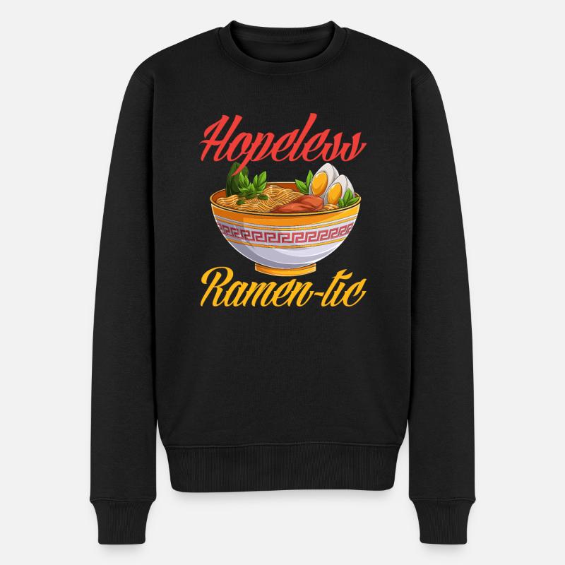 Drôle de cadeau Ramen - Pull Premium bio Homme - noir