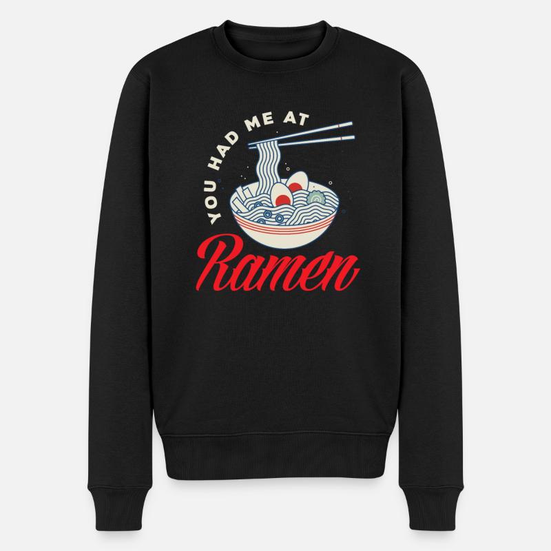 Drôle de cadeau Ramen - Pull Premium bio Homme - noir