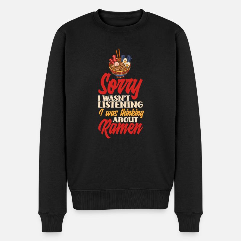 Drôle de ramen Lover Cadeau - Pull Premium bio Homme - noir