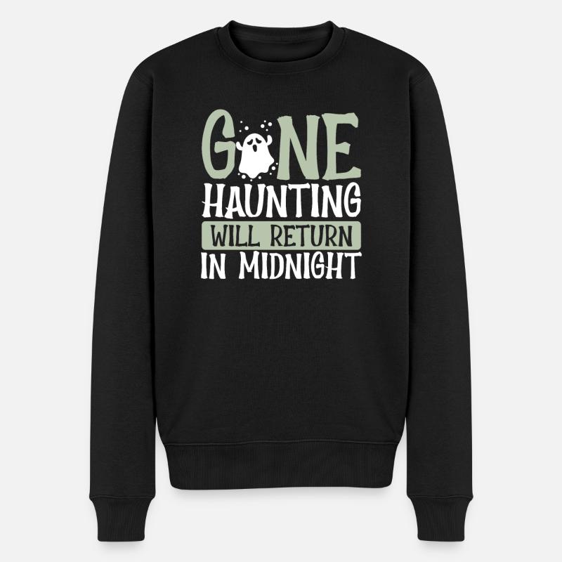 Gone haunting reviendra - Pull Premium bio Homme - noir