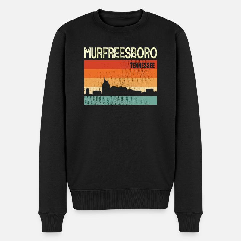 Murfreesboro - Men's Premium Organic Jumper - black