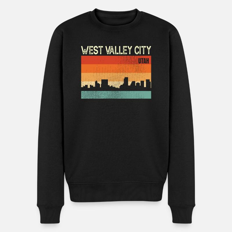 Ville de West Valley - Pull Premium bio Homme - noir