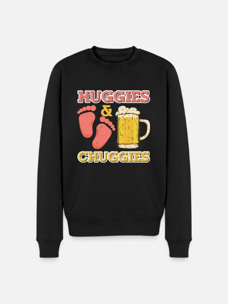 Huggies and Chuggies 17 - Men's Premium Organic Jumper - black