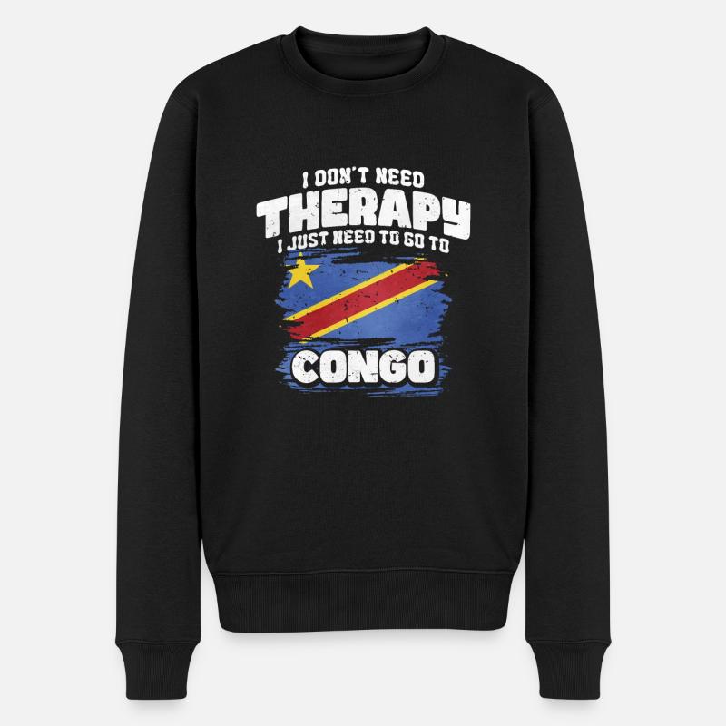 Congo - Pull Premium bio Homme - noir