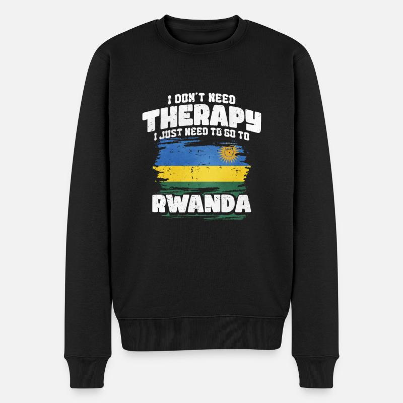 Rwanda - Pull Premium bio Homme - noir