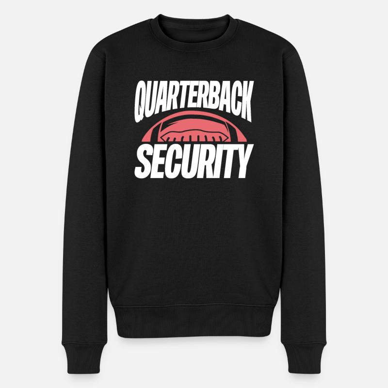 Sécurité Quaterback - Pull Premium bio Homme - noir