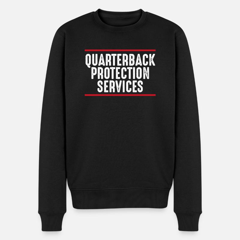 Quaterback Protection Services - Pull Premium bio Homme - noir