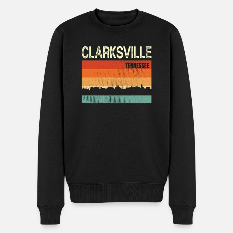 Clarksville - Pull Premium bio Homme - noir