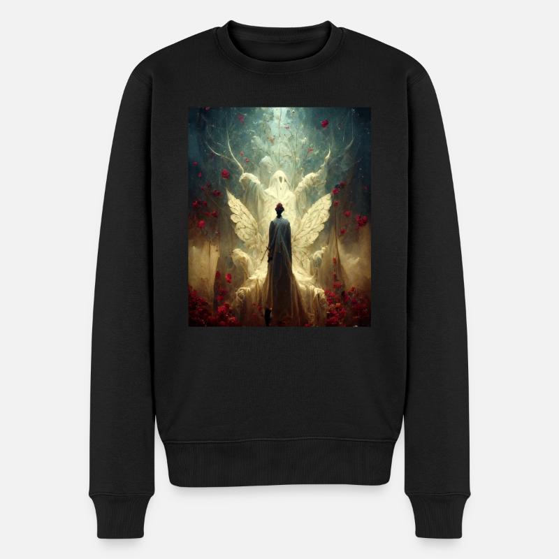 Anges au ciel - Pull Premium bio Homme - noir