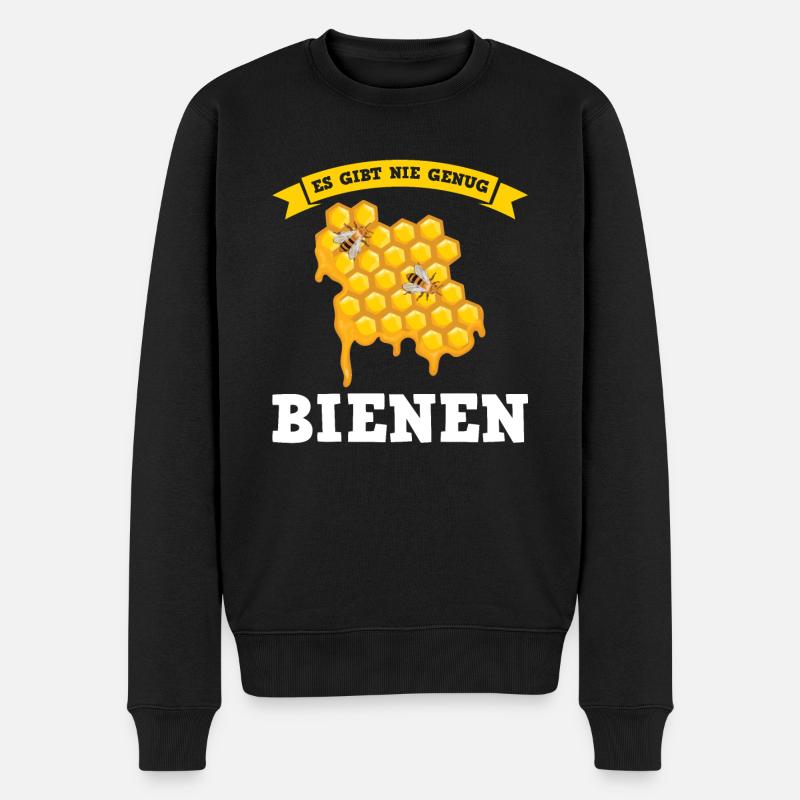 Imker Bienen Bienenzüchter Geschenk - Männer Premium Bio Pullover - Schwarz