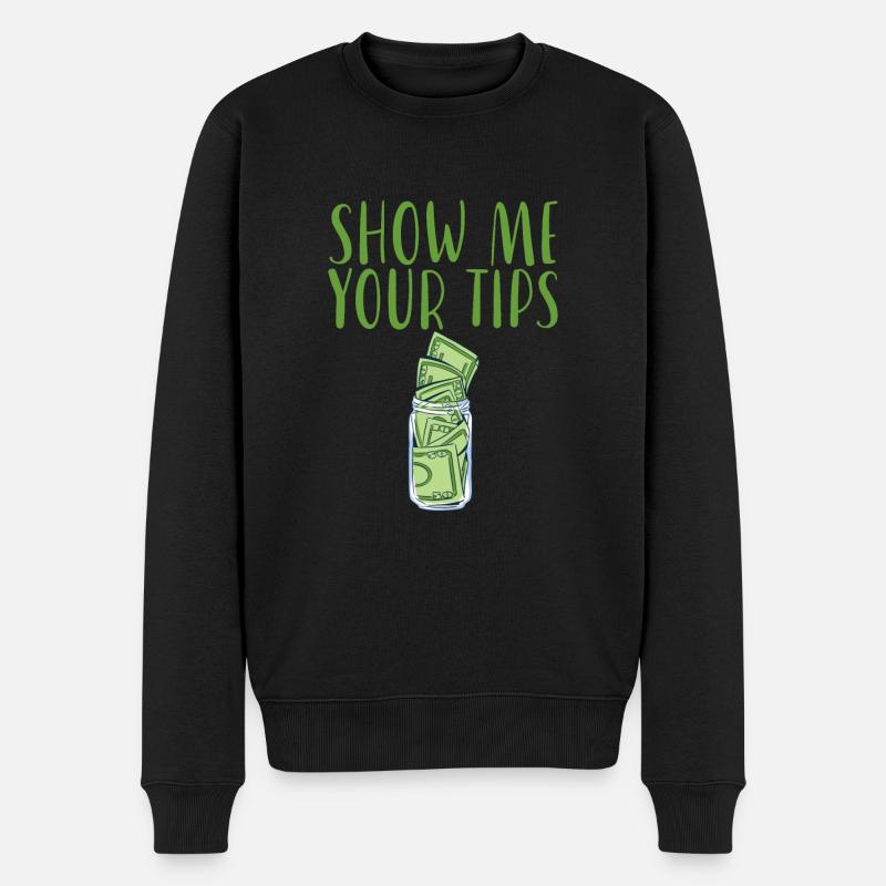 Montrez-moi vos conseils - Pull Premium bio Homme - noir