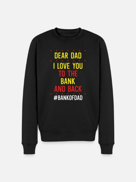 Your son is gift enough - Men's Premium Organic Jumper - black