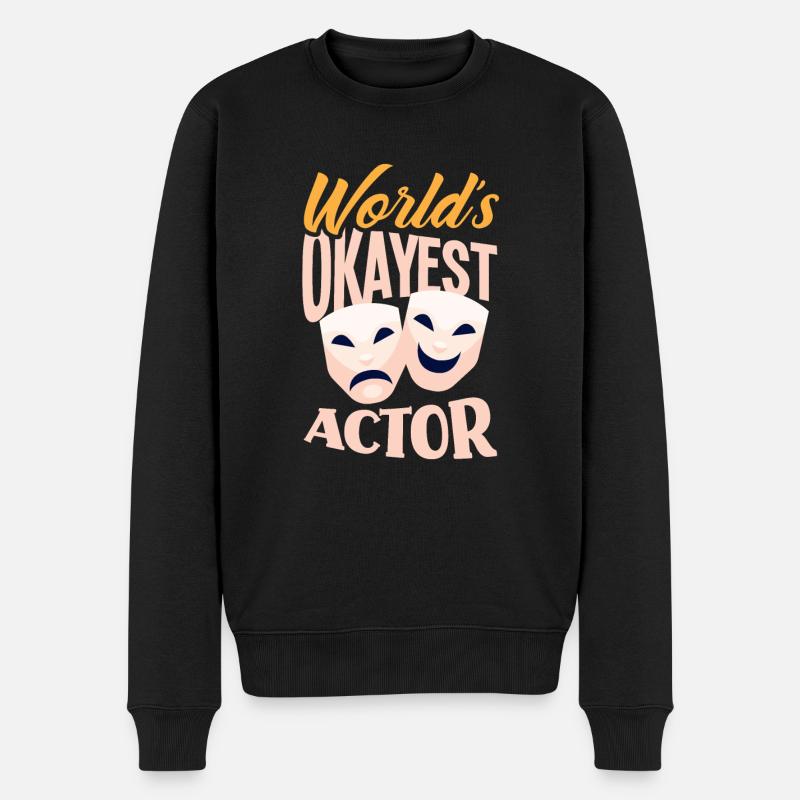 Drôle d’acteur Actrice Cadeau - Pull Premium bio Homme - noir