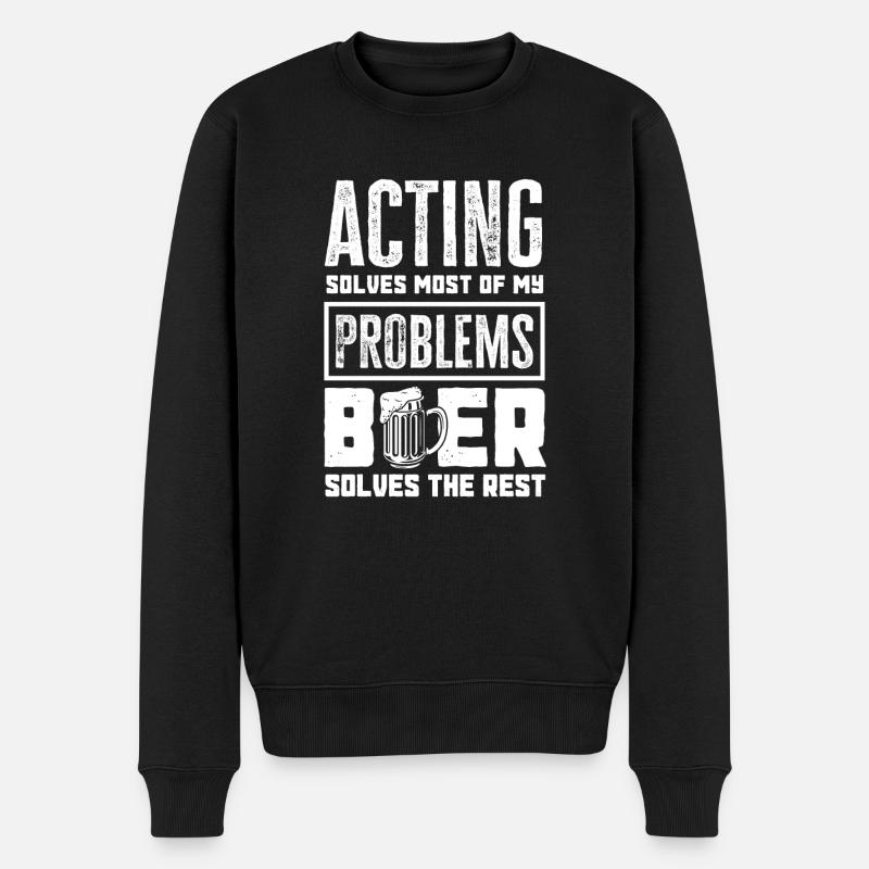 Drôle Acteur Actrice Cadeau - Pull Premium bio Homme - noir