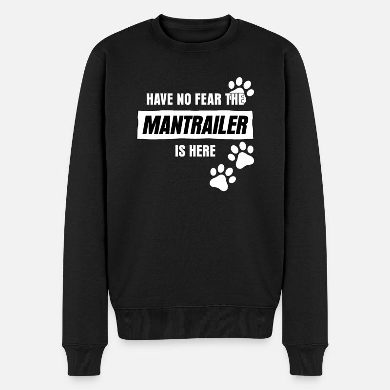 Mantrailing Recherche Chien Sniffer Chien Mantrailer - Pull Premium bio Homme - noir