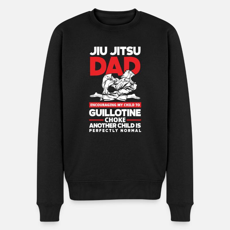 Jiu Jitsu Jiu Jitsu Jiu Jitsu - Männer Premium Bio Pullover - Schwarz