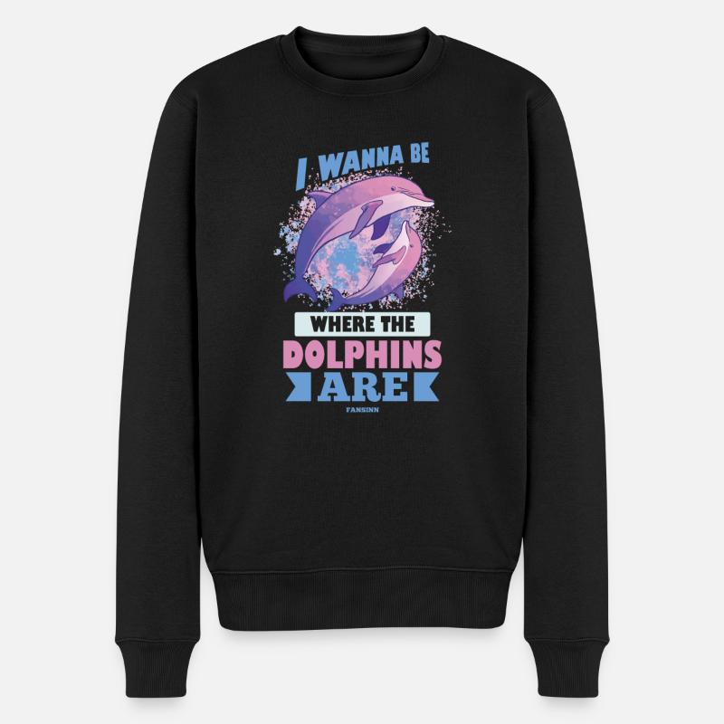 Dauphin - Pull Premium bio Homme - noir