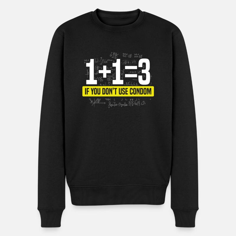 Si vous n’utilisez pas de formule condom - Pull Premium bio Homme - noir