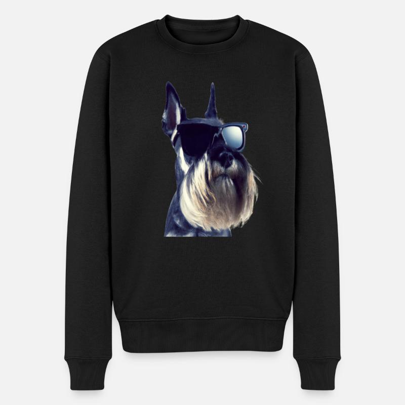 Miniature Schnauzer - Männer Premium Bio Pullover - Schwarz
