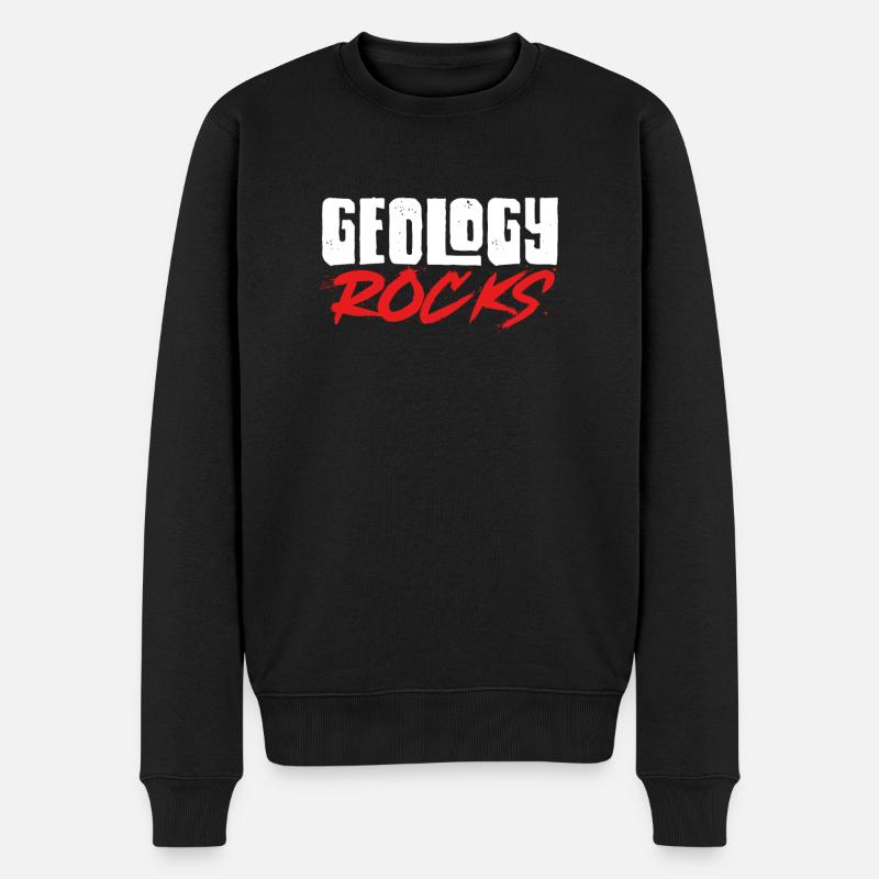 Roches de géologue - Pull Premium bio Homme - noir