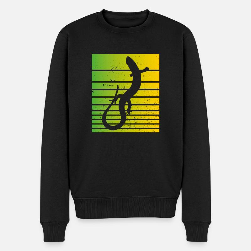 Black lizard - Men's Premium Organic Jumper - black
