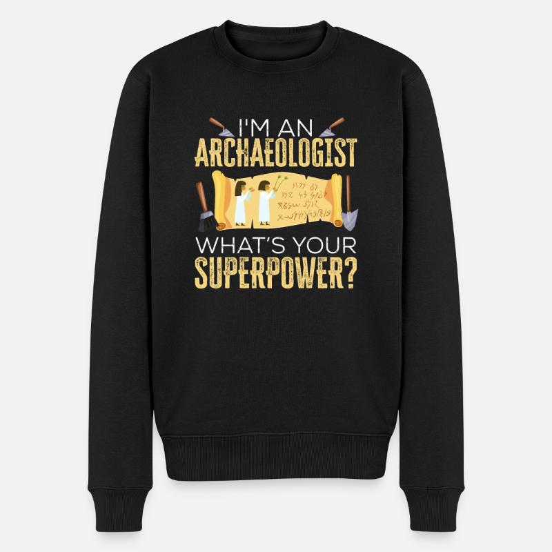 Archéologie Cadeau Archéologue - Pull Premium bio Homme - noir