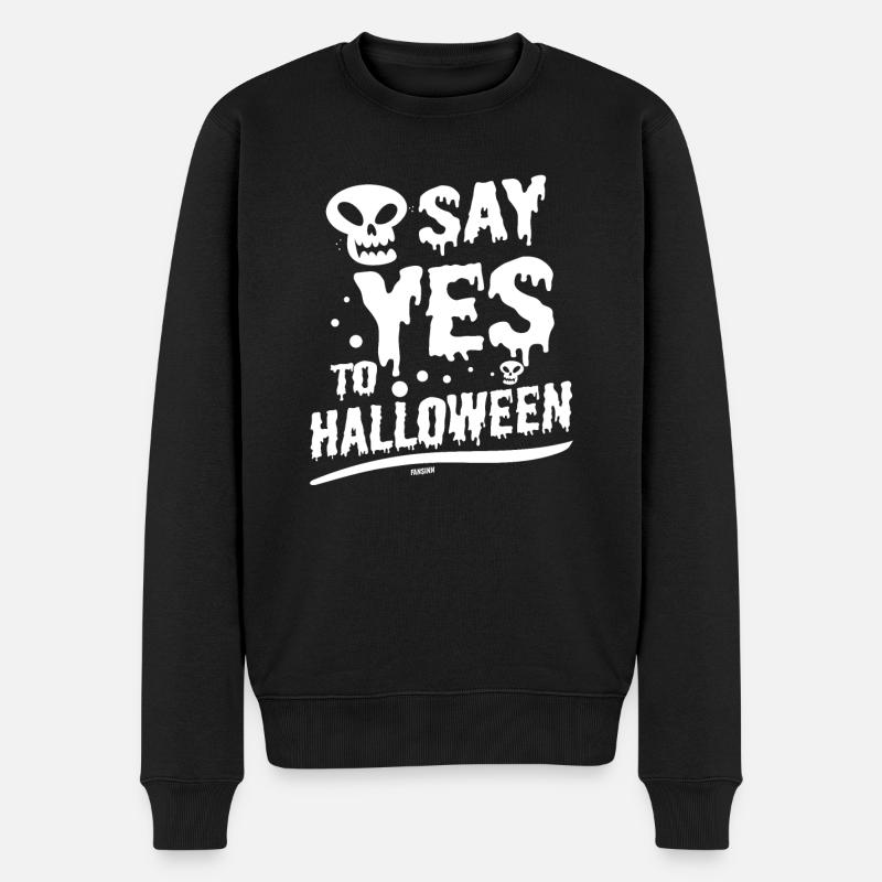 Halloween - Pull Premium bio Homme - noir
