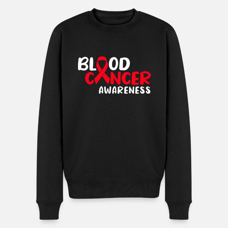 Blood Cancer Awareness - Männer Premium Bio Pullover - Schwarz