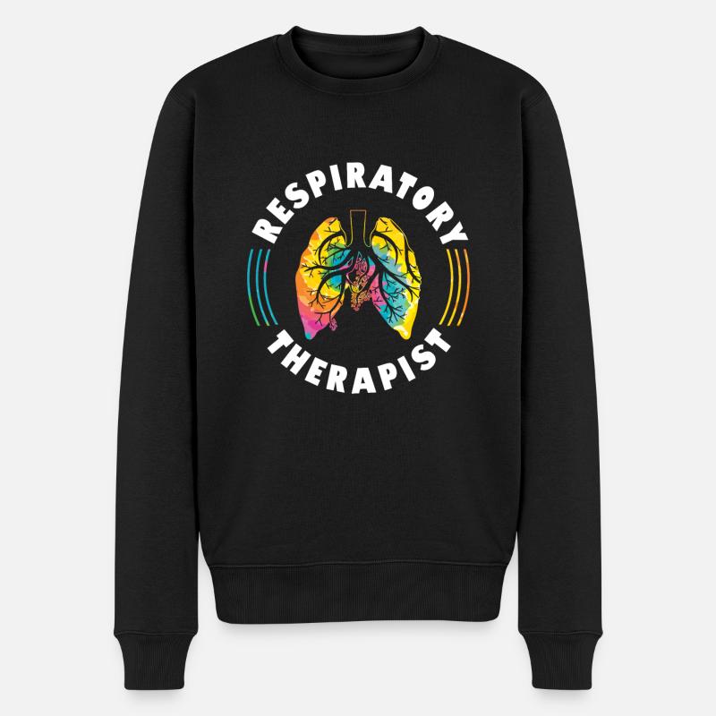 Registered Respiratory Therapist - Männer Premium Bio Pullover - Schwarz
