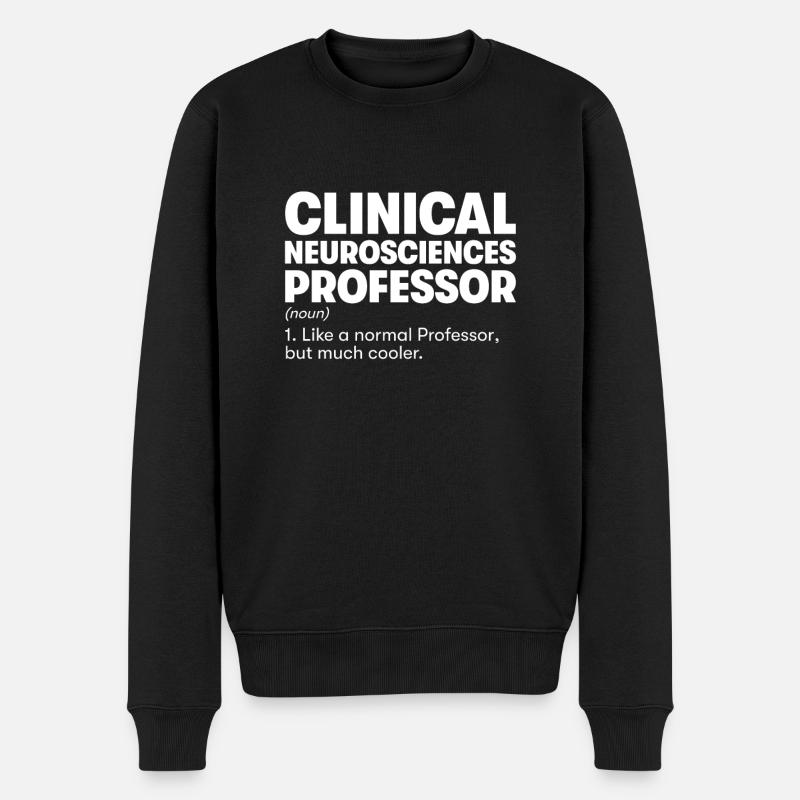 Professeur de neurosciences cliniques - Pull Premium bio Homme - noir
