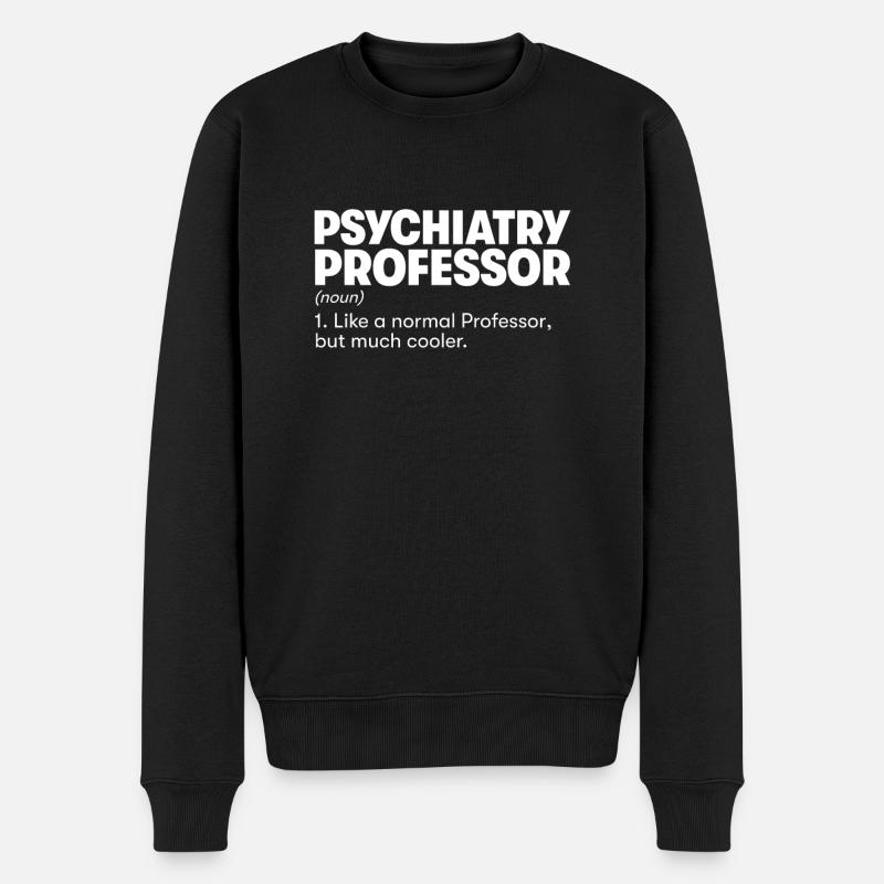 Professeur de psychiatrie - Pull Premium bio Homme - noir